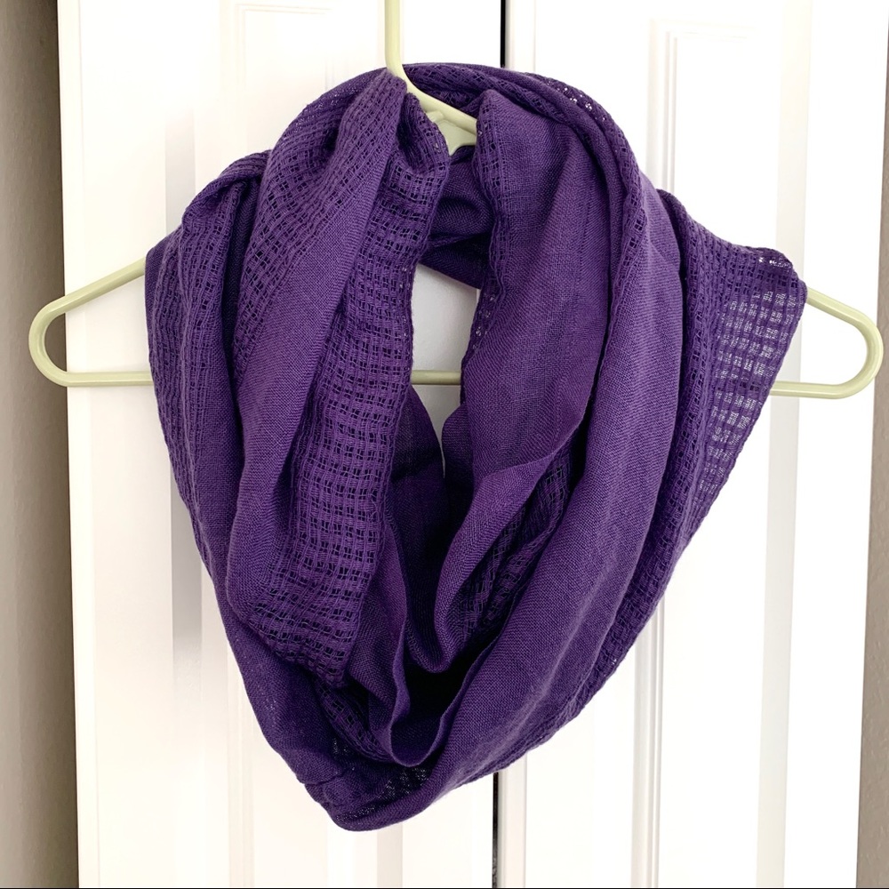BP Nordstrom purple infinity scarf
